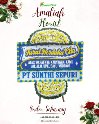 Papan Bunga Duka di Pakel